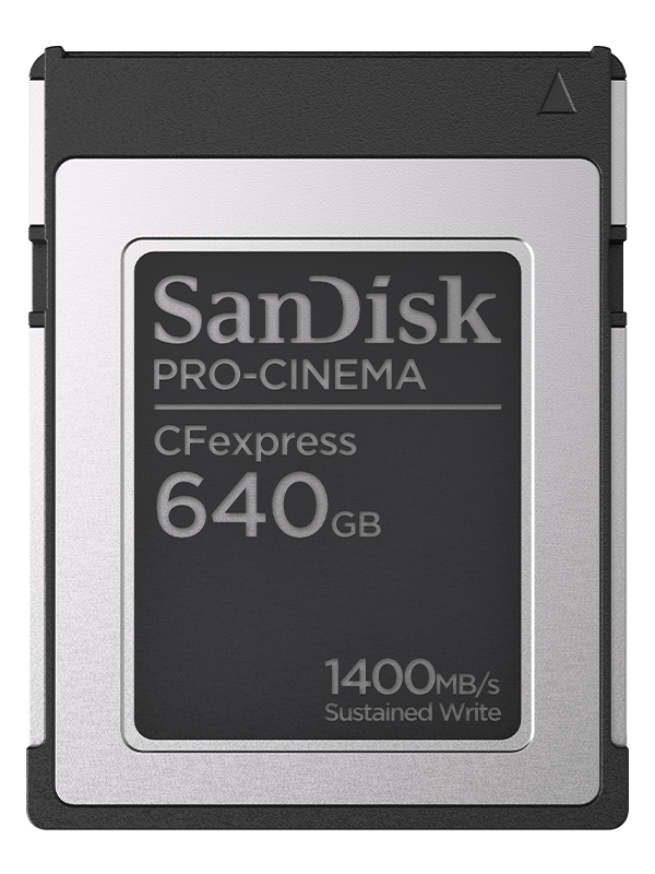 サンディスク PRO-CINEMA CFexpress™ Type Bカード