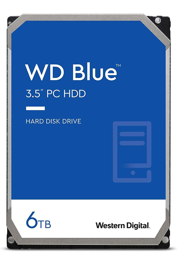 WD Blue デスクトップハードディスクドライブ 6TB (WD60EZAX)