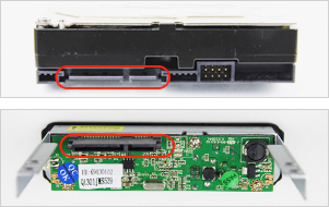 HDDのSATAポートと外付けHDDのSATAポート
