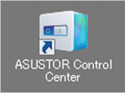 Control Centerを起動して、ASUSTOR NASを検索します。